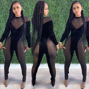 Sexy black jumpsuit